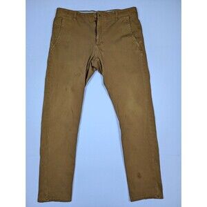 Dockers Smart 360 Flex Chino Pants 33 x 34 Brown Khaki Mens